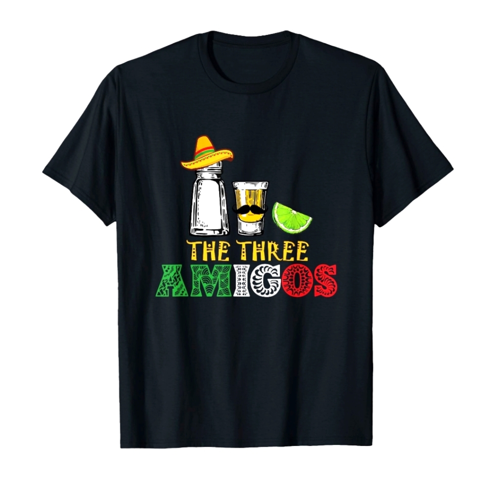 Kids Black Graphic T-Shirt